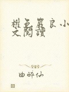 权色严良小说全文阅读封面