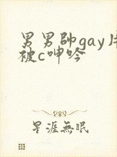 男男帅gay片被c呻吟