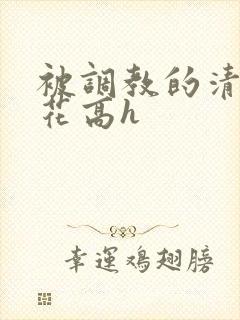 被调教的清纯校花高h