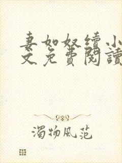 妻如奴续小说全文免费阅读