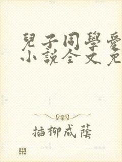 儿子同学爱上我小说全文免费阅读