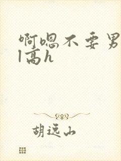 啊嗯不要男男bl高h封面