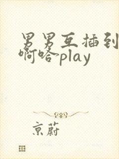 男男互插到底嗯啊哈play封面