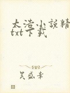 太浩小说精校版txt下载