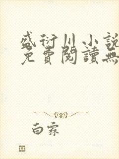 盛衍川小说全文免费阅读无弹窗封面