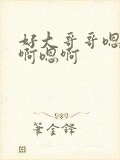 好大哥哥嗯嗯嗯啊嗯啊封面