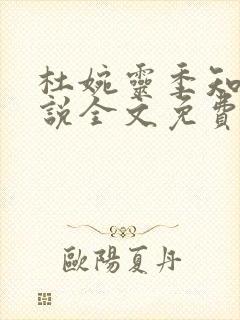 杜婉灵季知景小说全文免费阅读