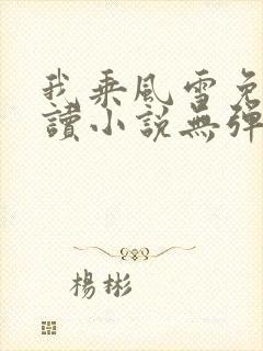 我乘风雪免费阅读小说无弹窗
