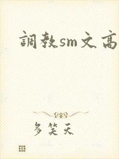 调教sm文高h