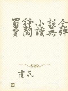 罗铮小说全文免费阅读无弹窗