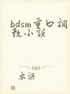 bdsm重口调教小说