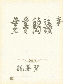 母爱的往事小说免费阅读