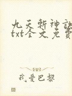 九天斩神诀林辰txt全文免费下载