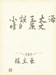 小说王大海《芷晴》原文