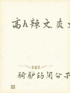 高h辣文爽文