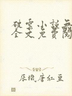 破云小说无删减全文免费阅读