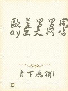 欧美男男同志gay巨大网站