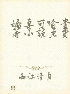 娇妻可喻贵哥原著小说免费阅读