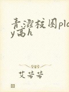 青涩校园play高h