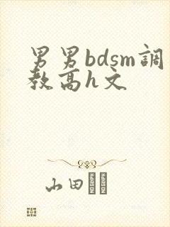 男男bdsm调教高h文