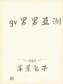 gv男男亚洲