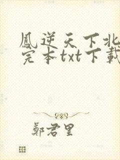 凤逆天下北月篇完本txt下载