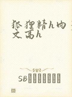 狐狸精h肉多荤文高h封面