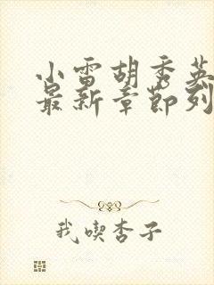 小雷胡秀英小说最新章节列表