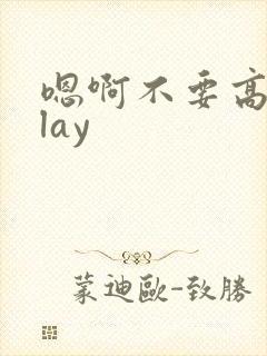 嗯啊不要高hplay封面
