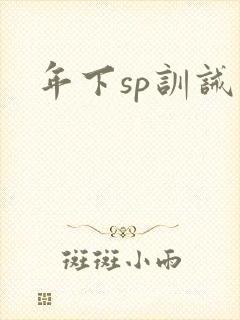 年下sp训诫文封面