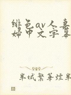 绯色av人妻少妇中文字幕封面