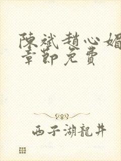 陈斌赵心媚全部章节免费