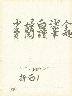 少妇白洁全文免费阅读笔趣阁