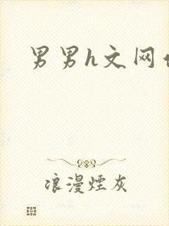 男男h文网站