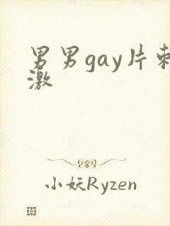 男男gay片刺激