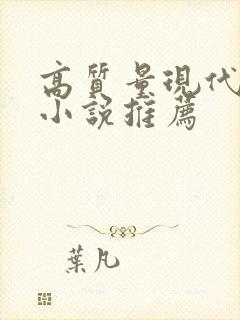 高质量现代言情小说推荐