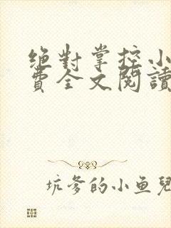 绝对掌控小说免费全文阅读笔趣阁