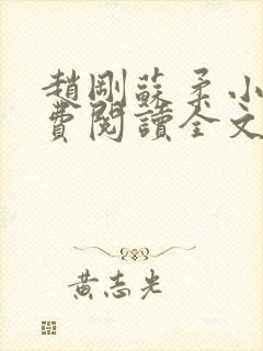 赵刚苏柔小说免费阅读全文最新章节封面