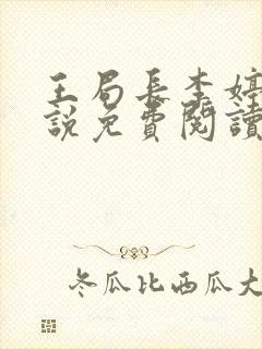 王局长李婷婷小说免费阅读全文最新