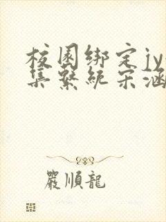 校园绑定jy收集系统宋涵全文免费封面