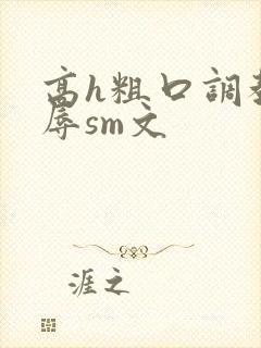 高h粗口调教羞辱sm文