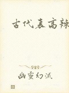 古代表高辣h文