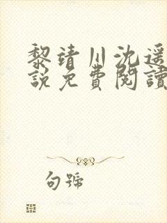 黎靖川沈遥初小说免费阅读最新章节