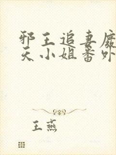 邪王追妻废材逆天小姐番外篇