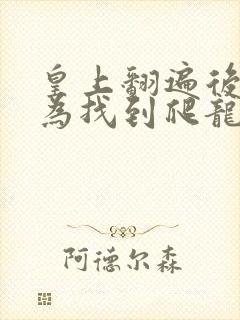 皇上翻遍后宫只为找到爬龙床的宫女小说