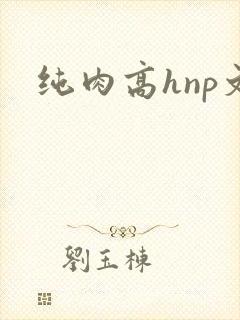 纯肉高hnp文封面