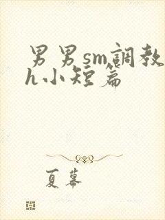 男男sm调教高h小短篇