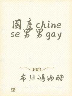 国产chinese男男gay