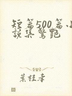 短篇500篇小说集惊艳