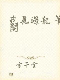 我见过龙 笔趣阁